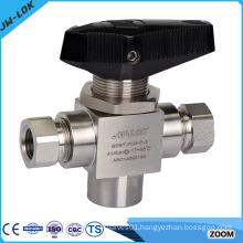 3 way female thread ball valve